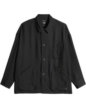 Y-3 Tareas Jkt/Shrt - Negro