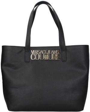 Versace Jeans Couture Couture Damess Schoudertassen Polyurethaan Zwart