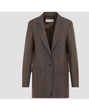 Dries Van Noten Blanchet Jacke - Braun