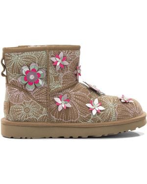 UGG Classic Mini Meadow Suede Classic Boots - Brown