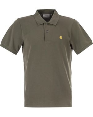 Carhartt Short Sleeved Piqué Polo Shirt - Green