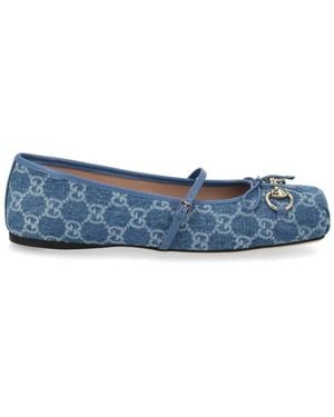 Gucci Ballerina Con Morsetto - Blue