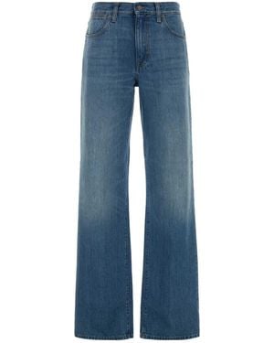 Gucci Flared Denim Trousers - Blue