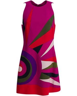 PUCCI Sheath Dress With "hawaii" Print - Pink