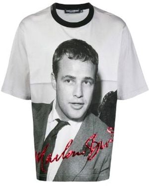 Dolce & Gabbana Marlon Brando T-Shirt - Grau