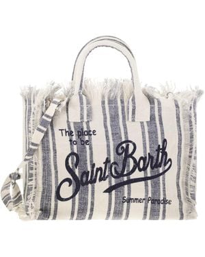 Mc2 Saint Barth Colette Leinenhandtasche - Weiß