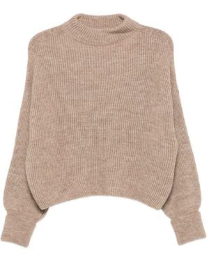 Closed Wool Blend Crewneck Jumper - Natural