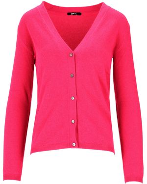 LA ROSE V-Cardigan - Pink
