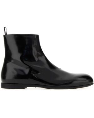 Jil Sander Zipper Boots - Black