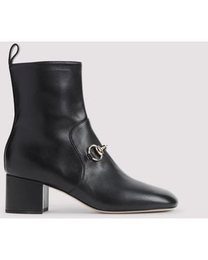 Gucci Lady Horsebit Stiefel - Schwarz