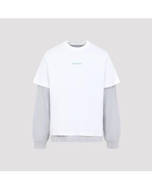 Balenciaga Hybrid Double T Shirt - White