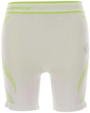 CASABLANCA Knitted Logo Shorts - Grey