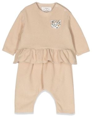 Teddy & Minou Two Piece Ginger Suit - Natural