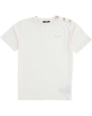 Balmain T-Shirt With Logo - White