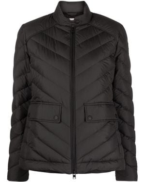 Woolrich Gefütterte Jacke Mit Reißverschluss - Schwarz