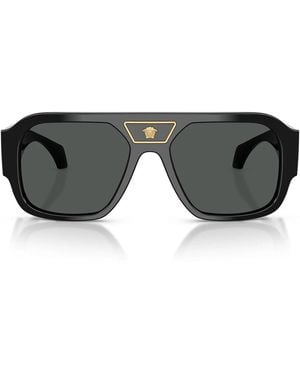 Versace Sonnenbrille Ve4508 U Gb1/87 Schwarz/Dunkelgrau Herren