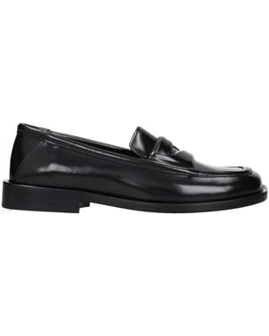 The Attico Amanda Loafers Leather - Black