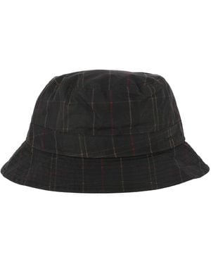 Barbour Haydon Tartan Bucket Hat - Black