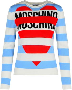 Moschino Virgin Wool Jumper - Blue