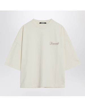 Jacquemus Round Neck T-Shirt - White