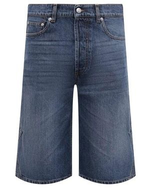 McQueen Denim Shorts - Blue