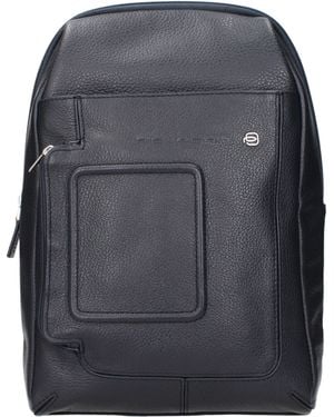 Piquadro Leather Shoulder Bags - Grey