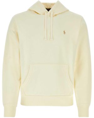 Polo Ralph Lauren Cream Cotton Sweatshirt - Natural