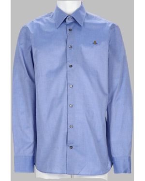 Vivienne Westwood Eco-Friendly Classic Cotton Shirt - Blue