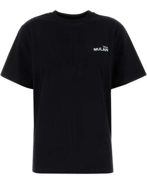 Coperni Cotton X Disney Mulan T-Shirt - Black