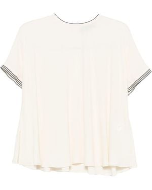 Fabiana Filippi Silk Blend Top - White