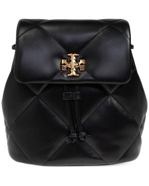 Tory Burch Kira Diamond Mini Leder Rucksack - Schwarz