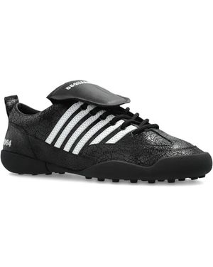 DSquared² Schnür-Low-Top-Sneaker - Schwarz