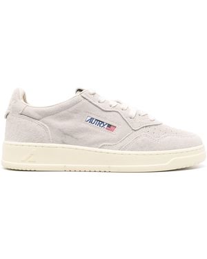Autry Medalist Low Suede/47 Shoes - White