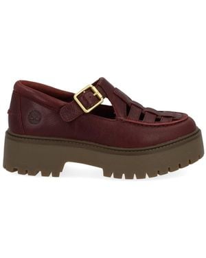 Timberland Loafer With Buckle - Brown