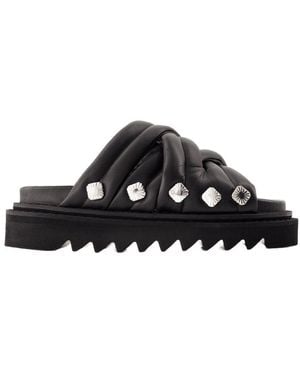 Toga AJ1345 Sandalias Toga Pulsa Leather Black - Negro