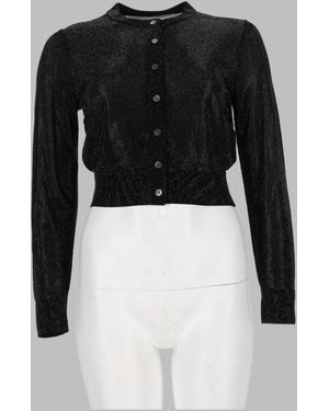 Alexander Wang Button-Front Cropped Cardigan - Black