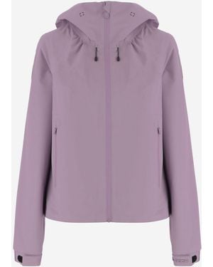 Save The Duck Nylon Jacket With Hood - Purple