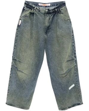 PDF Jeans mit Falten - Blau