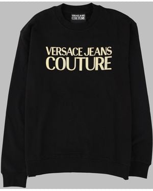 Versace Jeans Couture Cotton Sweatshirt - Black