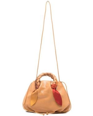 Hereu Bombon Tote Bag Mit Flechthenkeln - Pink