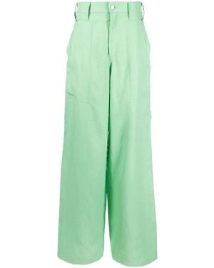 Stella McCartney Wide-Leg Pants - Green