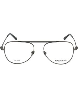 Calvin Klein Metal Optical Glasses - Metallic