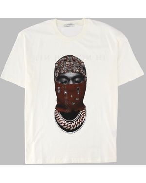ih nom uh nit T Shirt Con Stampa "Mask Jewelry" - White