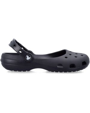 Crocs™ Flache Schuhe Schwarz - Blau