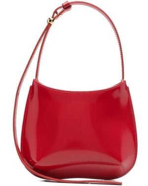 Jacquemus Le Petit Bisou Leather Shoulder Bag - Red