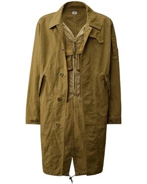 C.P. Company Outerwear Long Jacket - Green