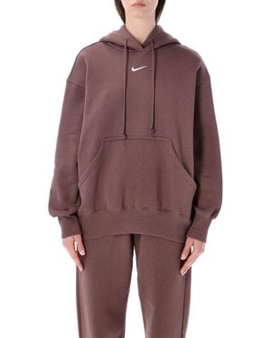 Nike Phoenix Fleece Oversized Hoodie - Purple