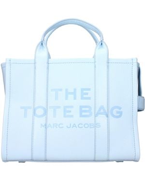 Marc Jacobs Handbags The Tote Leather Celeste/Cloud - Blue