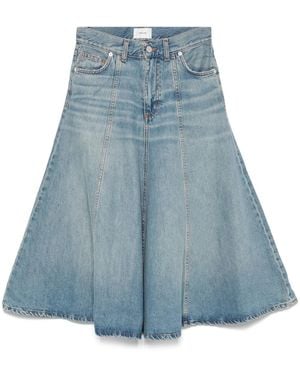 Haikure Serenity Midi Skirt - Blue