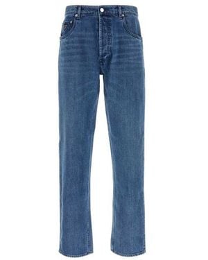 Prada Katoenen Denim Jeans - Blauw